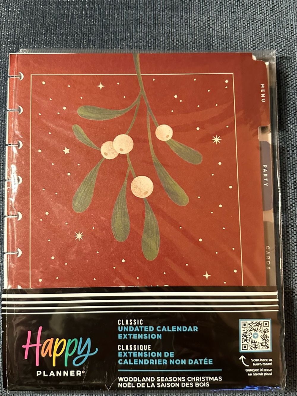Happy Planner Red & Green Woodland Seasons Holiday Extension